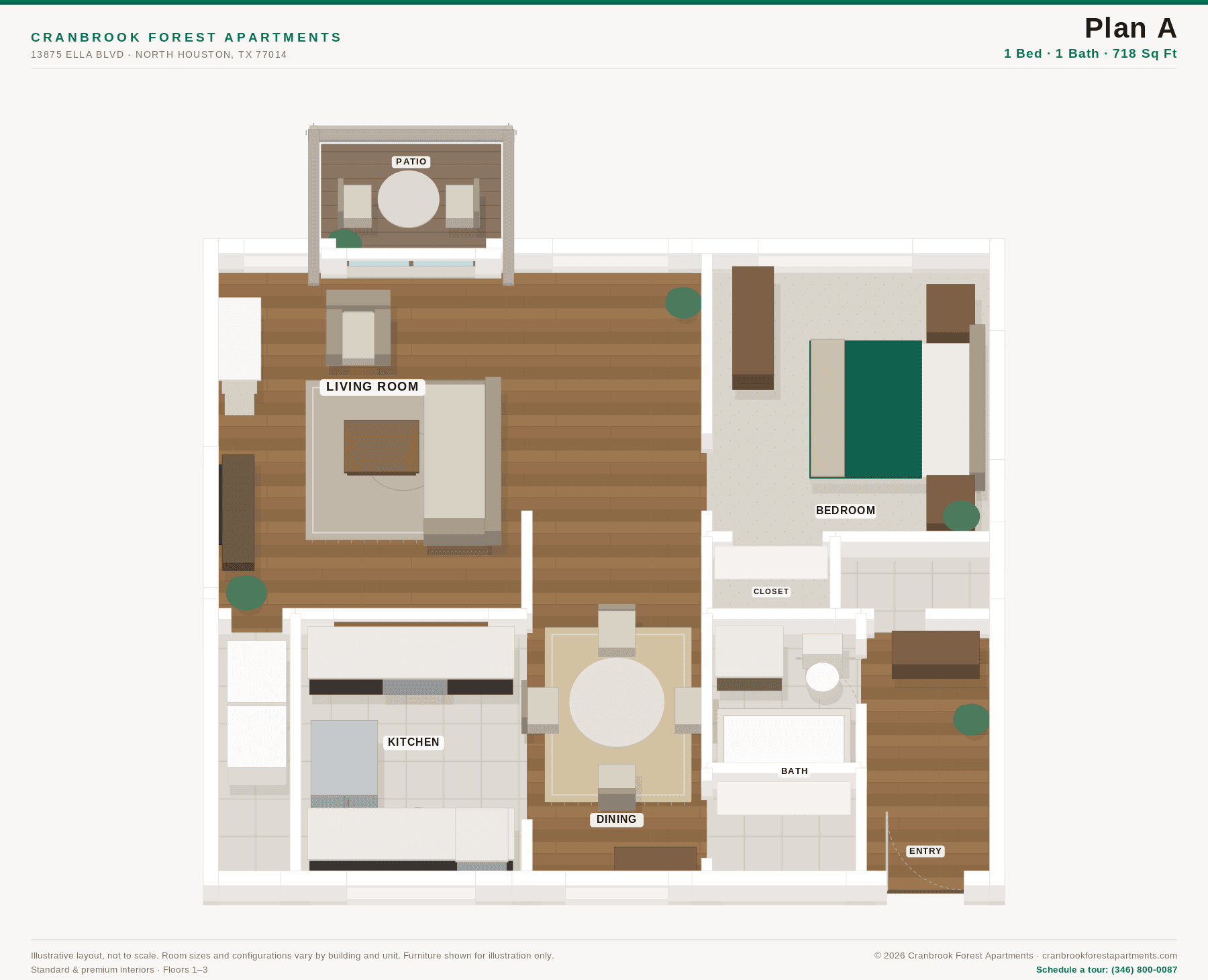 Plan A floor plan