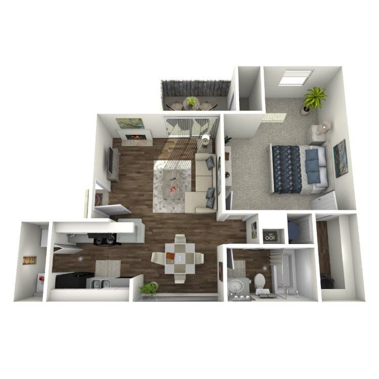 Plan A floor plan