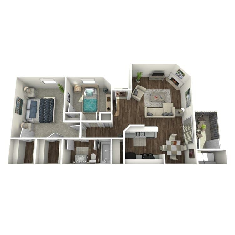 Plan D floor plan
