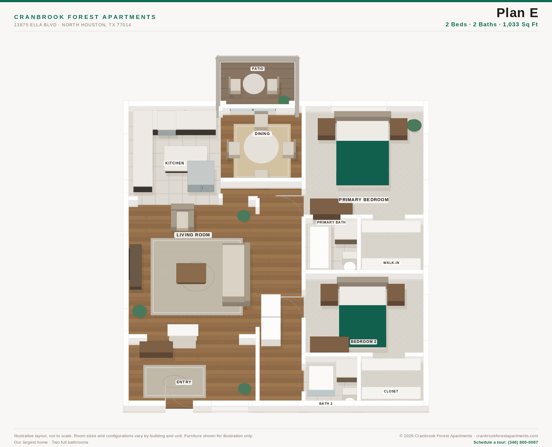 Plan E floor plan