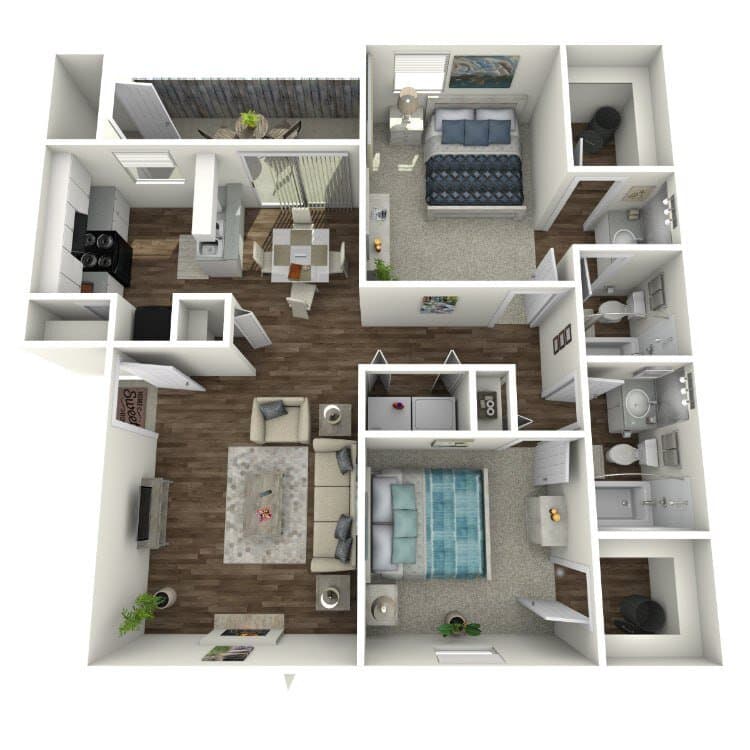Plan E floor plan
