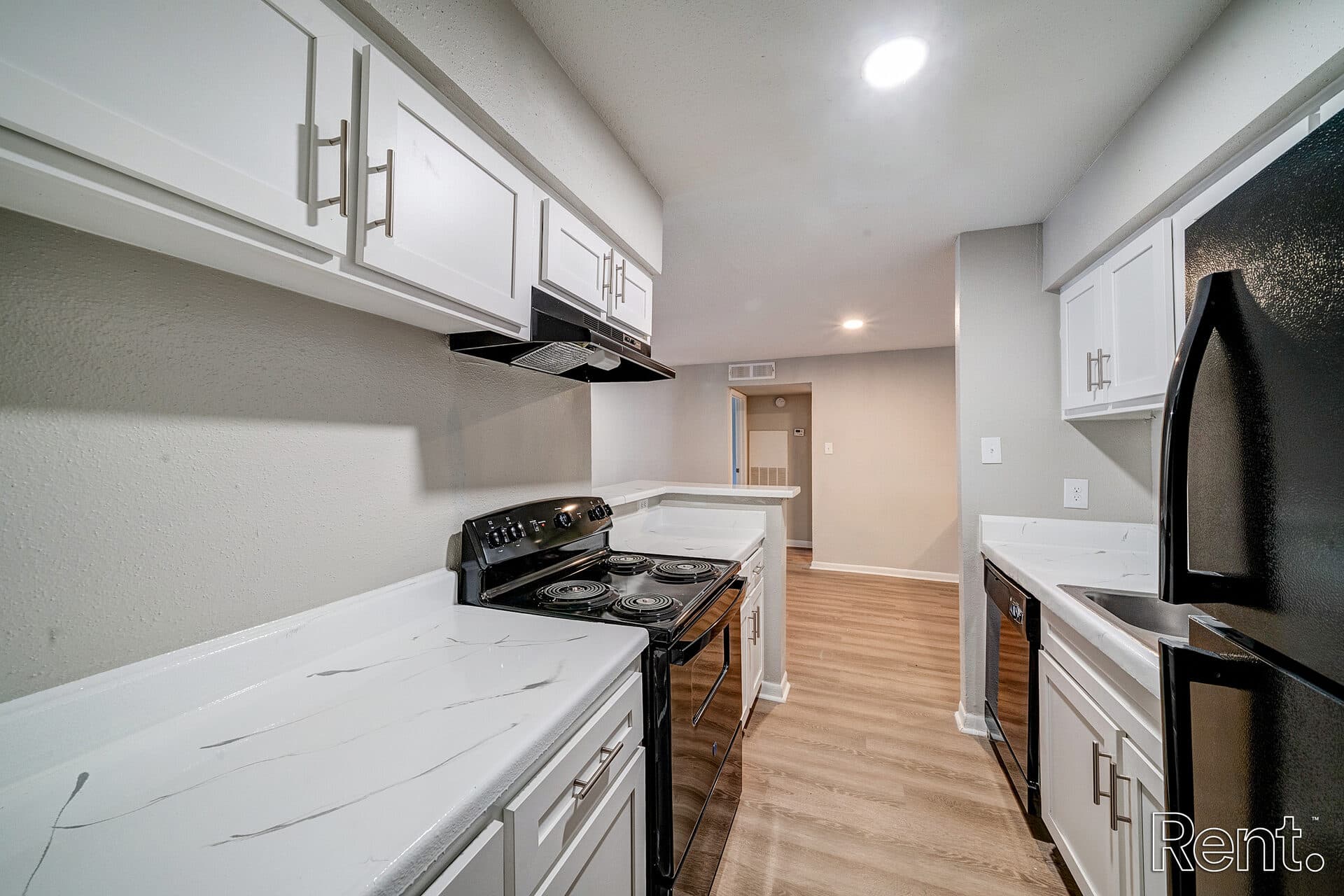 Plan E interior at Cranbrook Forest Apartments in North Houston, TX